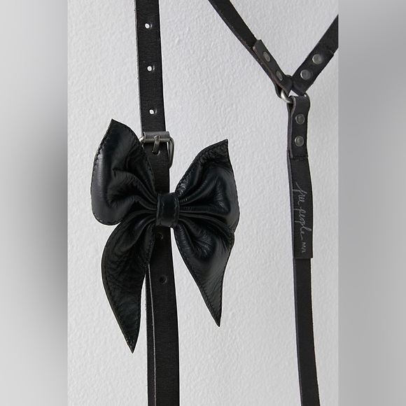 New?Free People-Sweet Intentions Bow Suspenders XS/S main image 6
